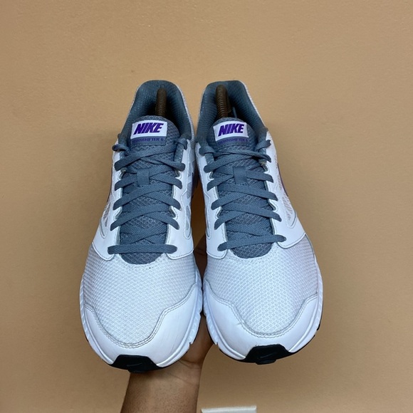 Nike Downshifter 6 White Purple Grey - Picture 2 of 16